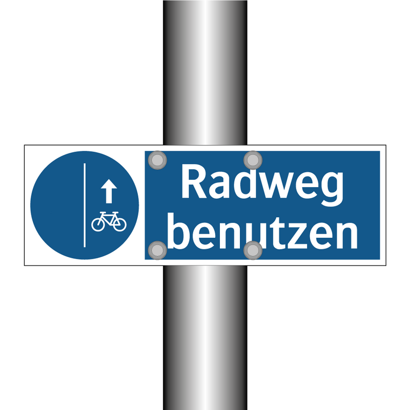 Radweg benutzen