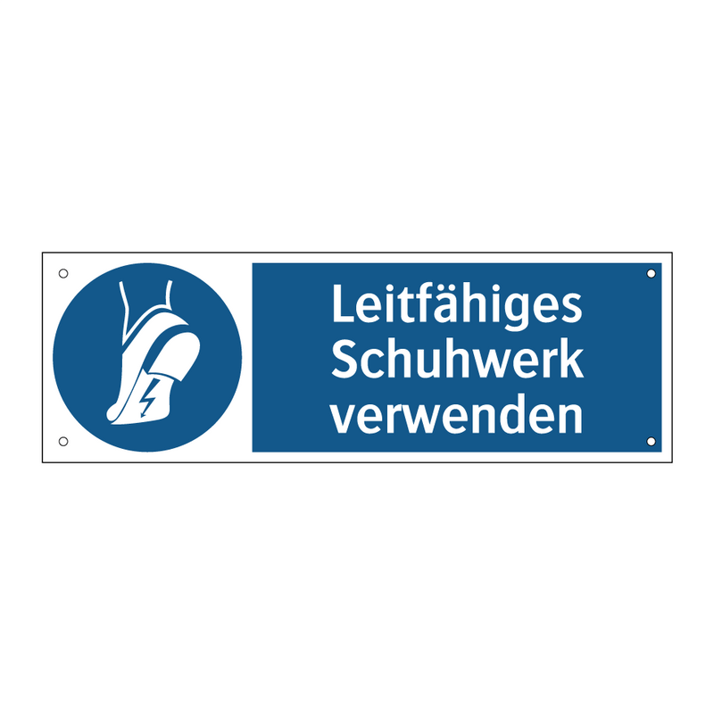Leitfähiges Schuhwerk verwenden
