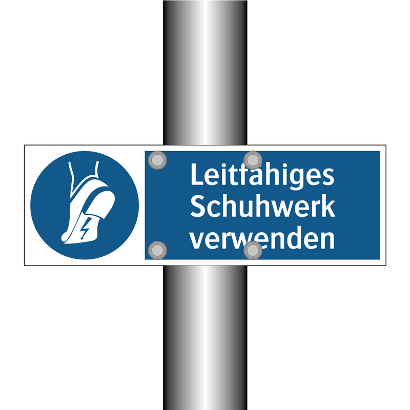 Leitfähiges Schuhwerk verwenden