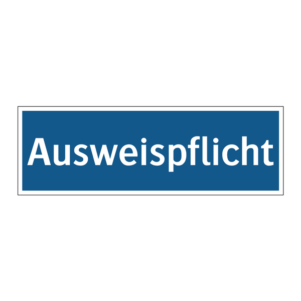 Ausweispflicht