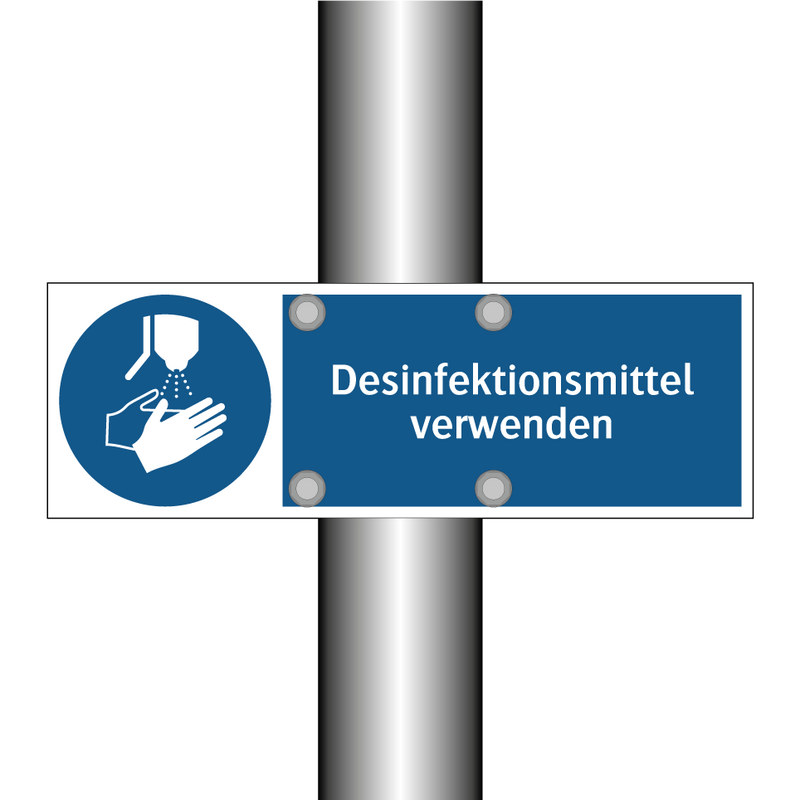 Desinfektionsmittel verwenden