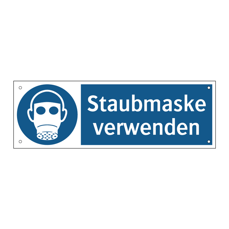 Staubmaske verwenden