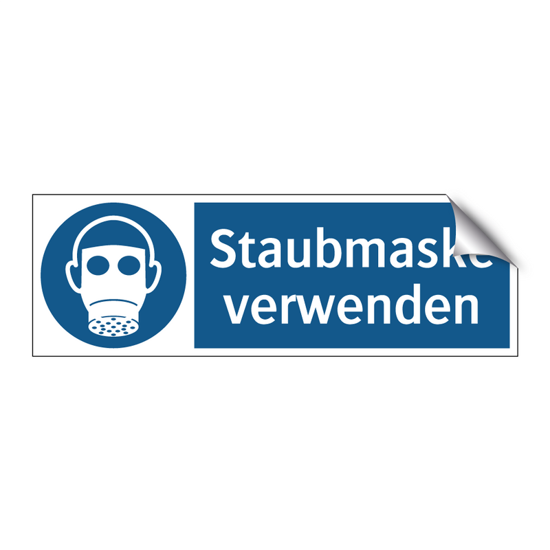 Staubmaske verwenden