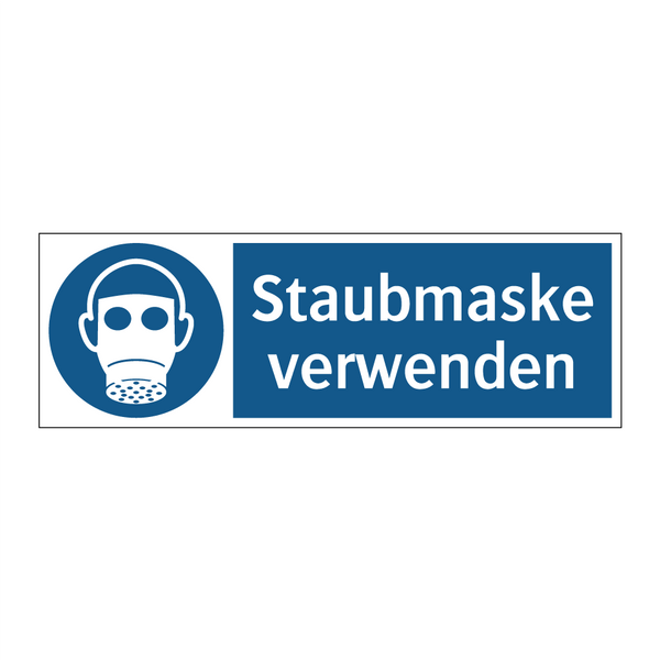 Staubmaske verwenden