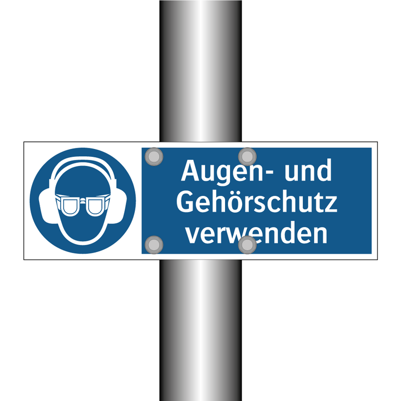 Augen- und Gehörschutz verwenden