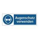 Augenschutz verwenden