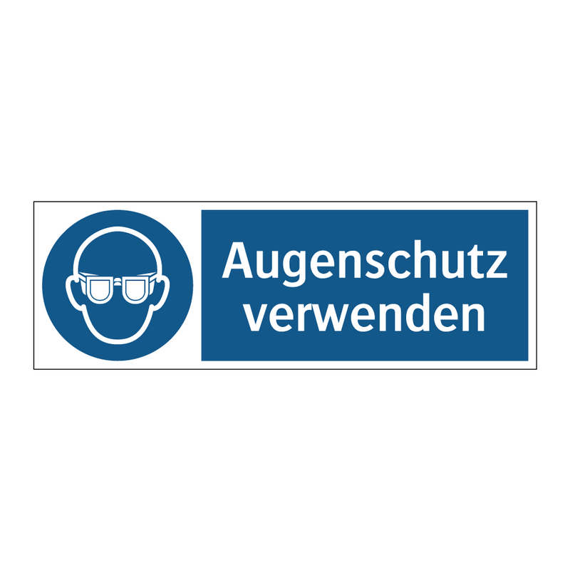 Augenschutz verwenden