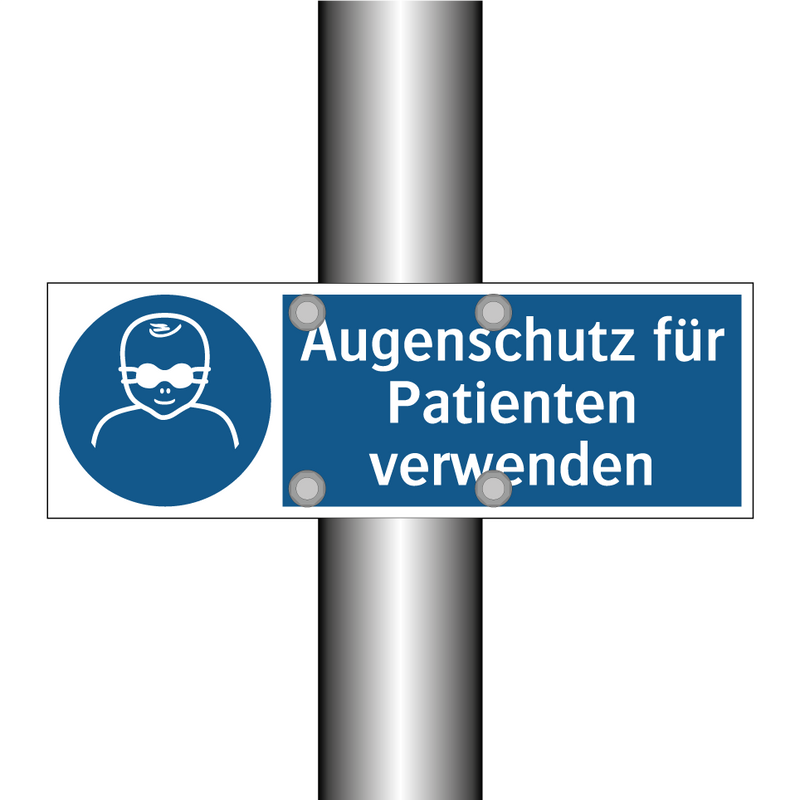 Augenschutz für Patienten verwenden