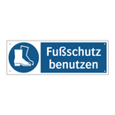 Fußschutz benutzen
