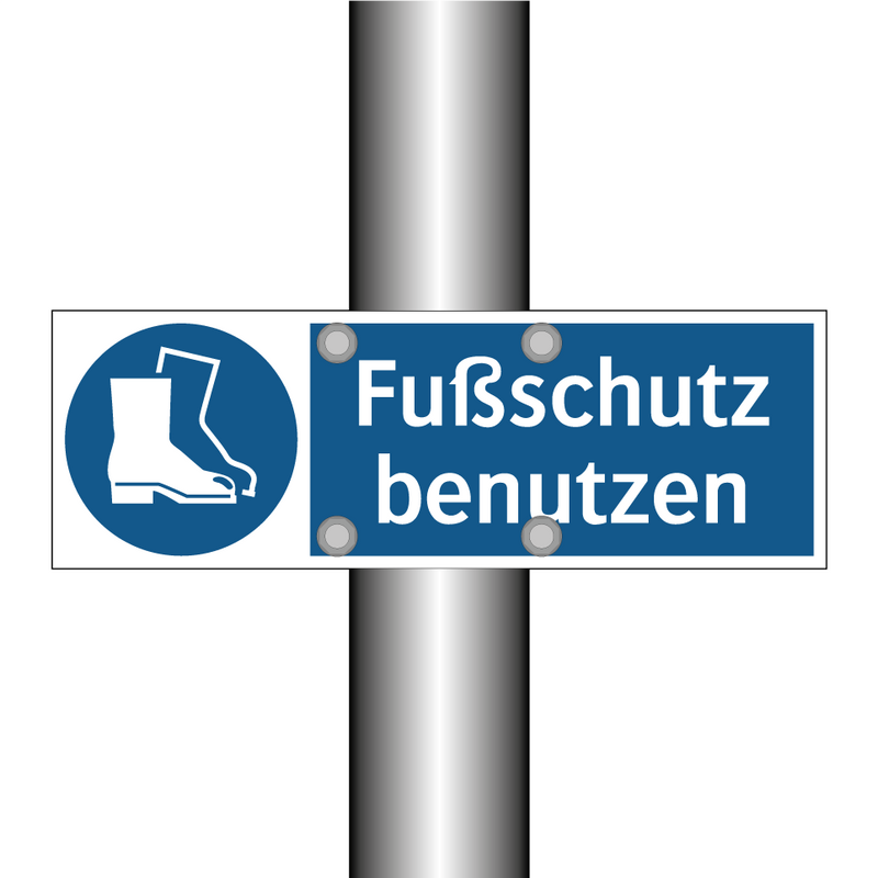Fußschutz benutzen