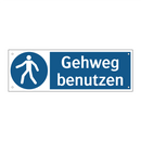 Gehweg benutzen
