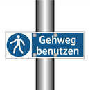 Gehweg benutzen