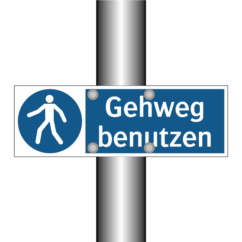 Gehweg benutzen