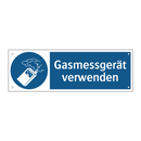 Gasmessgerät verwenden