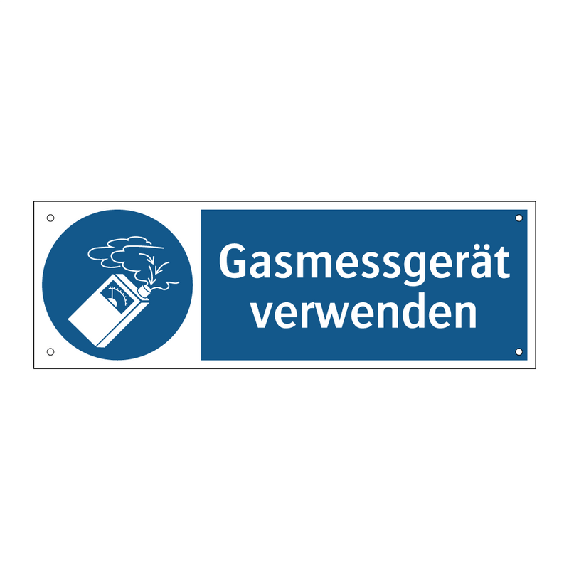 Gasmessgerät verwenden