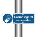 Gasmessgerät verwenden