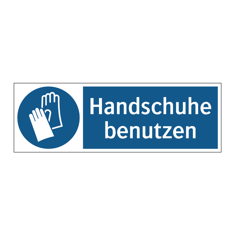 Handschuhe benutzen