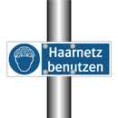 Haarnetz benutzen