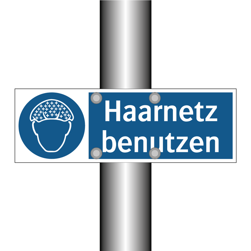 Haarnetz benutzen