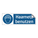 Haarnetz benutzen