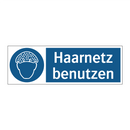 Haarnetz benutzen