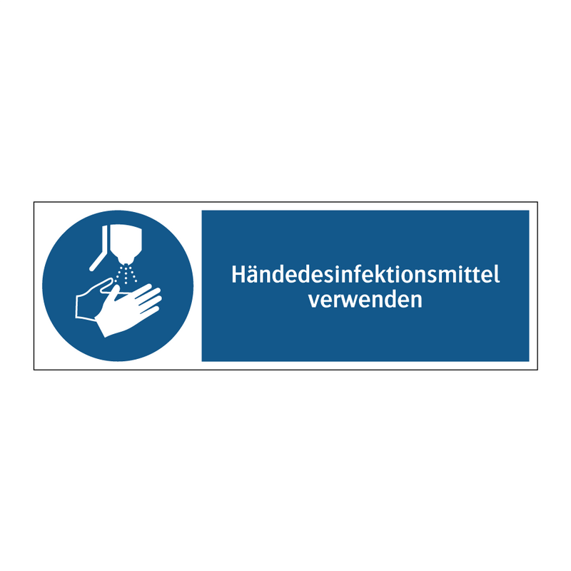 Händedesinfektionsmittel verwenden