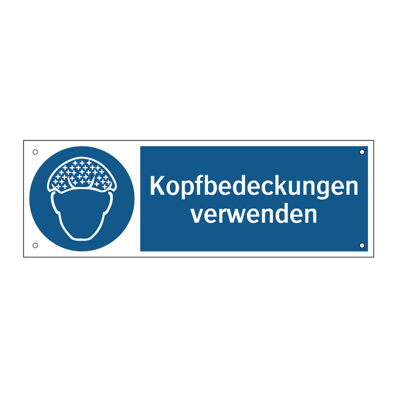 Kopfbedeckungen verwenden