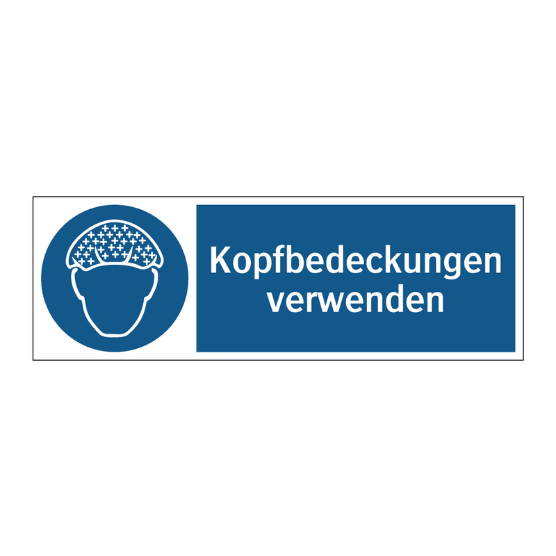 Kopfbedeckungen verwenden