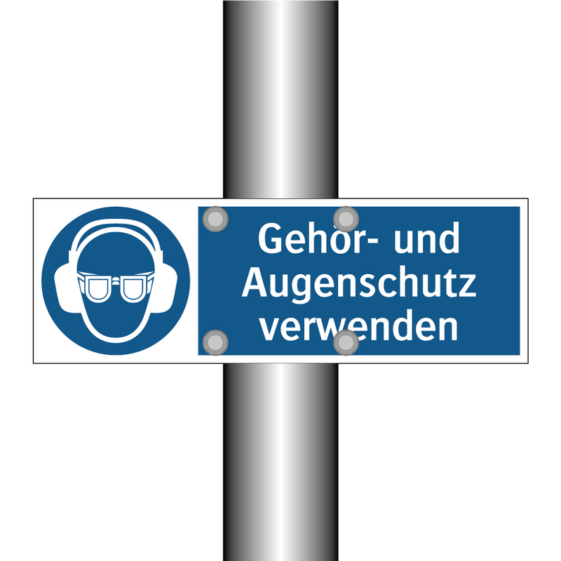 Gehör- und Augenschutz verwenden