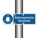 Rettungsweste benutzen