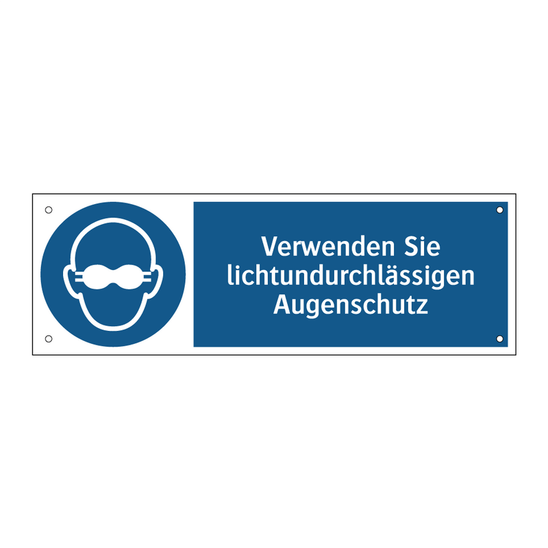 Verwenden Sie lichtundurchlässigen Augenschutz