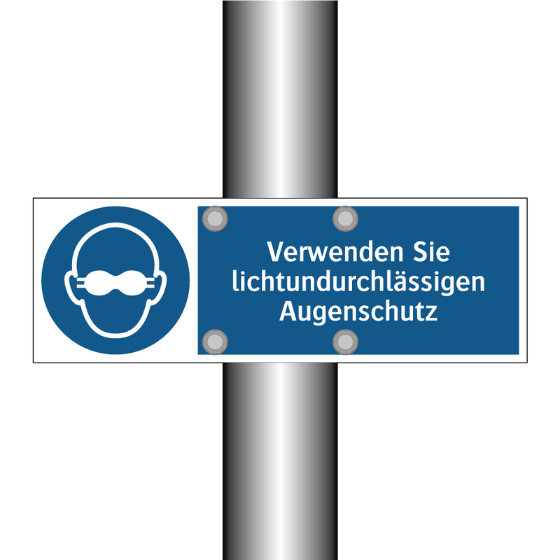 Verwenden Sie lichtundurchlässigen Augenschutz