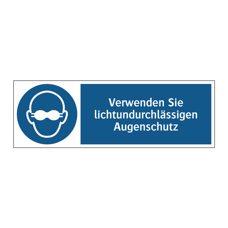 Verwenden Sie lichtundurchlässigen Augenschutz