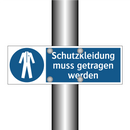 Schutzkleidung muss getragen werden