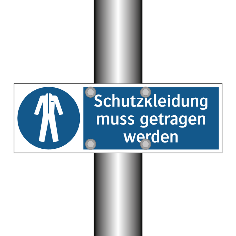 Schutzkleidung muss getragen werden