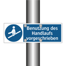 Benutzung des Handlaufs vorgeschrieben