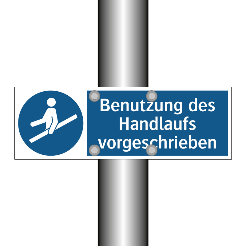 Benutzung des Handlaufs vorgeschrieben