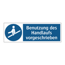 Benutzung des Handlaufs vorgeschrieben