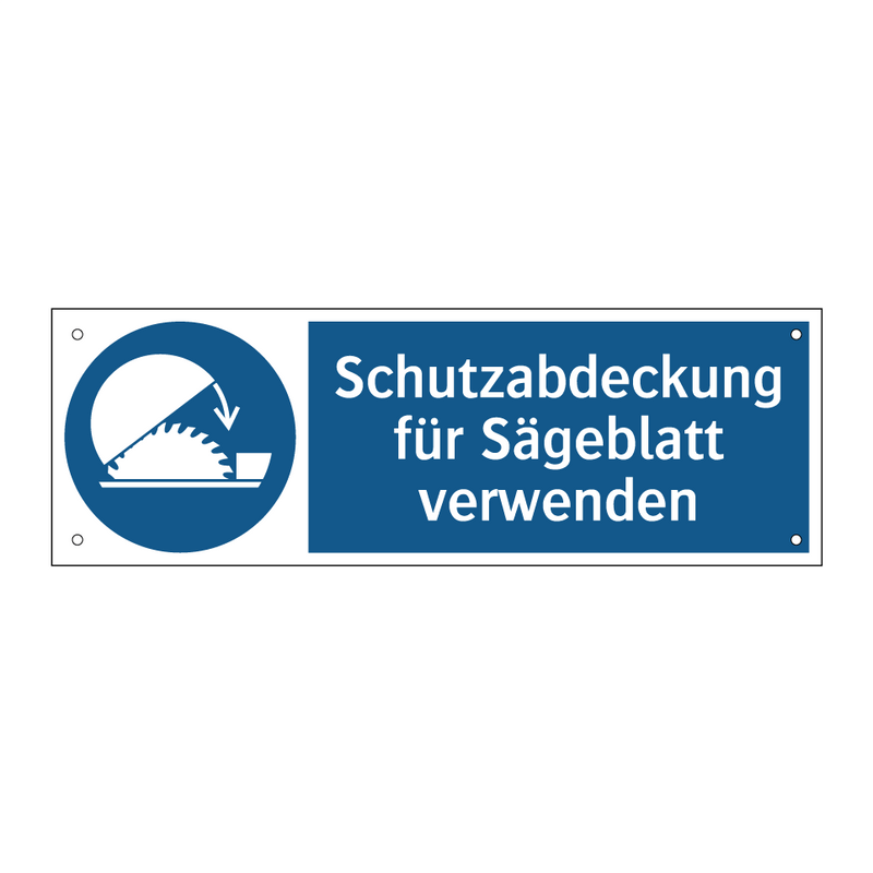 Schutzabdeckung für Sägeblatt verwenden