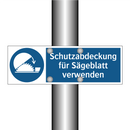 Schutzabdeckung für Sägeblatt verwenden