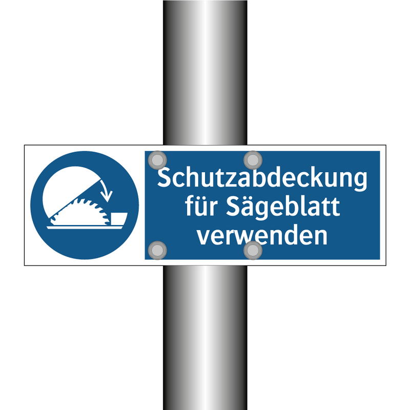 Schutzabdeckung für Sägeblatt verwenden