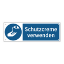 Schutzcreme verwenden