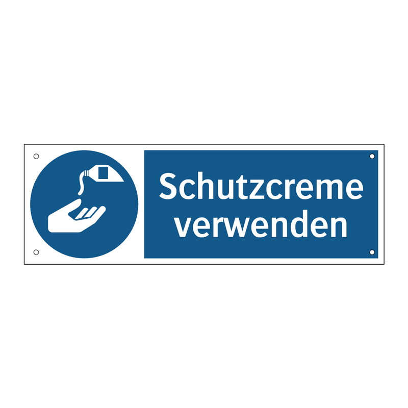 Schutzcreme verwenden