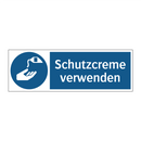 Schutzcreme verwenden