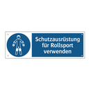 Schutzausrüstung für Rollsport verwenden