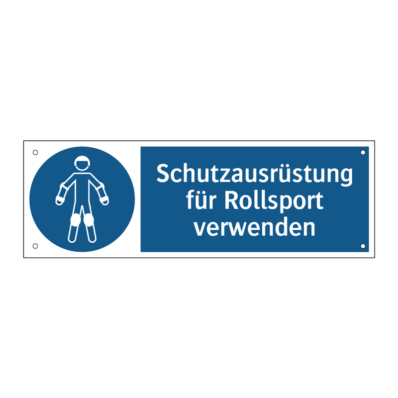 Schutzausrüstung für Rollsport verwenden