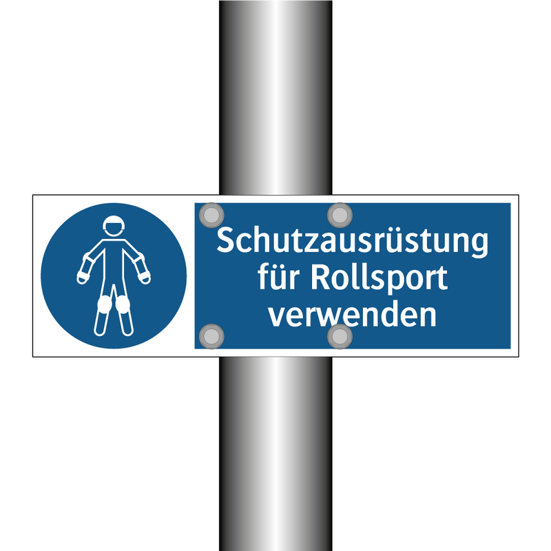 Schutzausrüstung für Rollsport verwenden