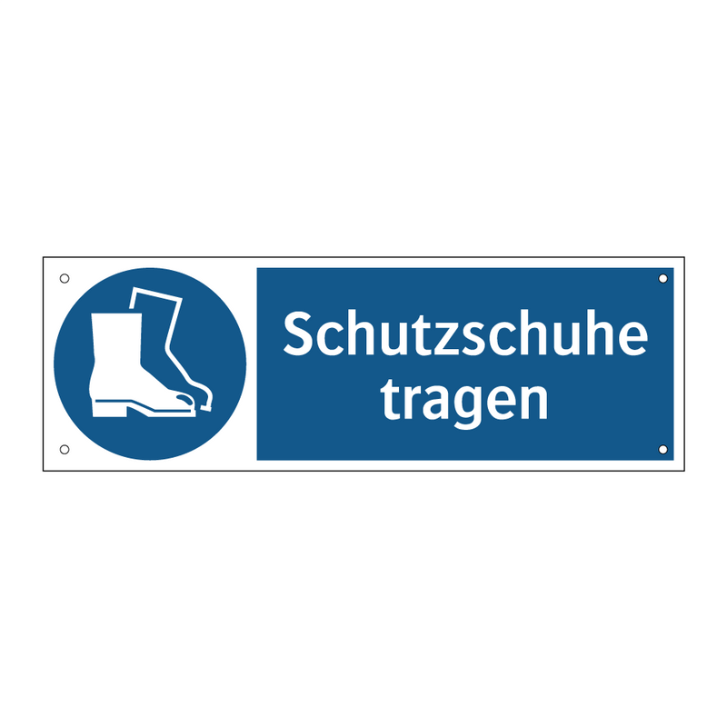 Schutzschuhe tragen