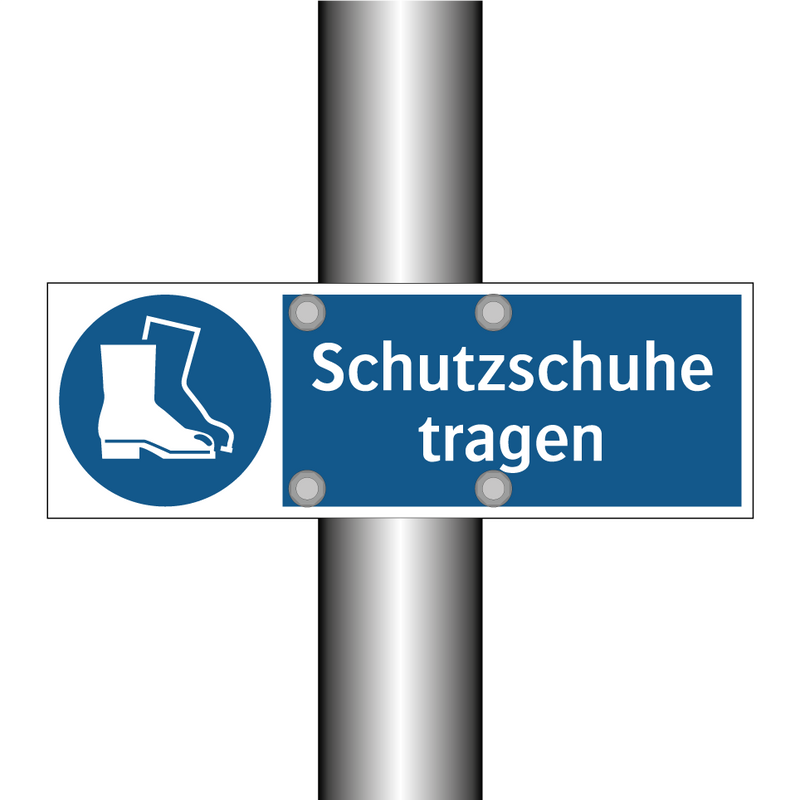 Schutzschuhe tragen