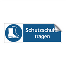 Schutzschuhe tragen